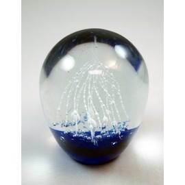 Tripact Inc M Design Art Handcraft Glass Art Abstract Crystal Egg Handmade Art Glass Paperweight