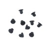 Tighall 100PCS 3mm Plastic Hole Plugs Round Button Plugs Panel