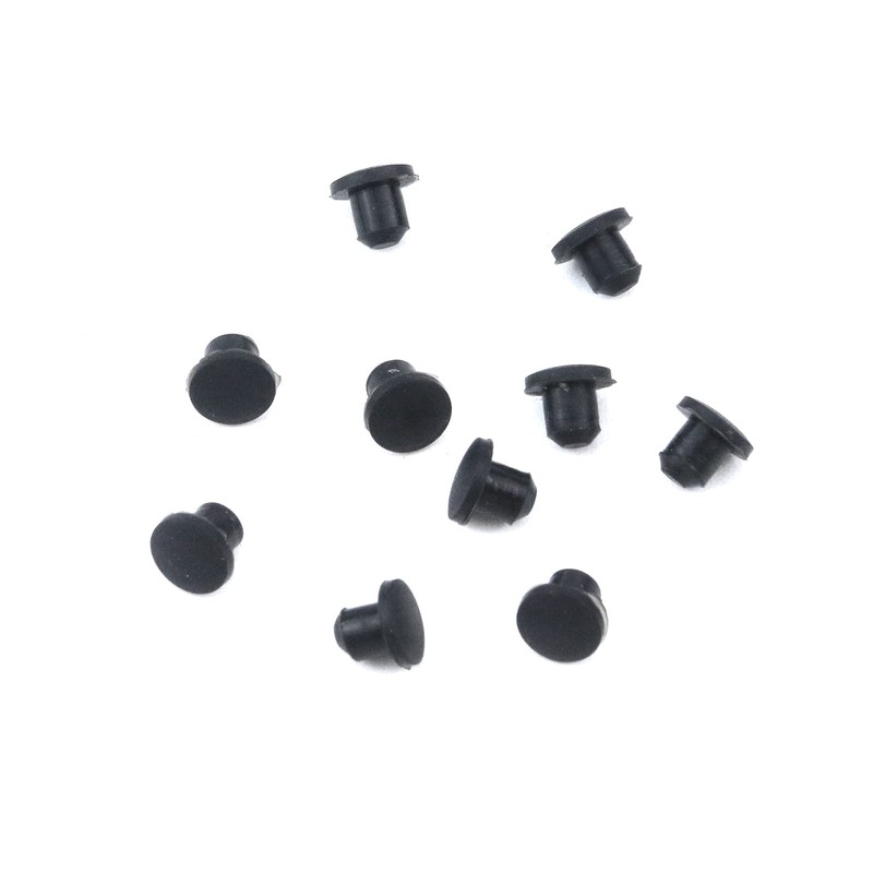 Tighall 100PCS 3mm Plastic Hole Plugs Round Button Plugs Panel