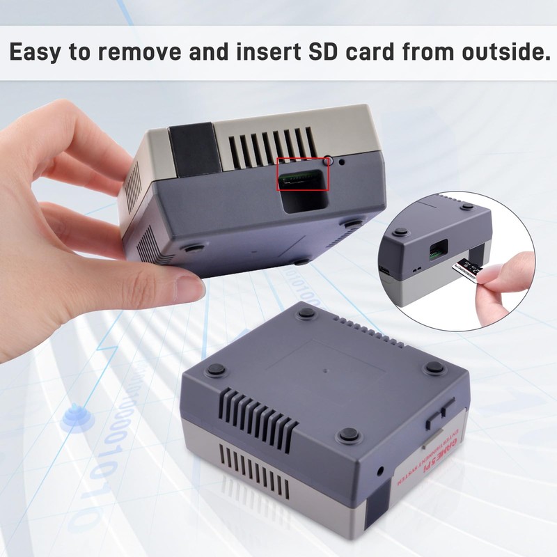 GeeekPi Retro Game5Pi Case for Raspberry Pi 5,Raspberry Pi 5