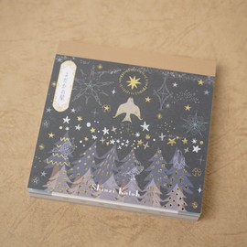 Block Memo 【Yotaka no Hoshi】 Shinzi Katoh Miyazawa Kenji Fantasmagoria 1998 BM-01030 Shinzi Katoh Memo Pad Memo Miyazawa Kenji Representative Work Stationery Illustration Book Story