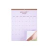 2025 Wall Calendar - 12" x 15" Rose Gold Foil