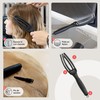 Olivia Garden Fingerbrush™ Paddle Hair Brush Small - Scalp Shape,