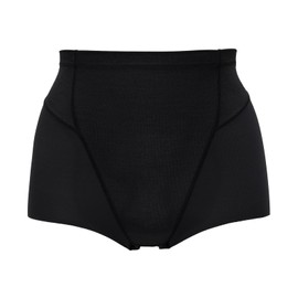 Lucien 15WFO219 Women's Girdle Shorts, Short Length, Small Belly Compression Pants, Correction, Solving Lower Body Problems, Black, L