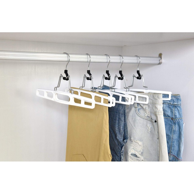 Premium Skirt Hangers 2-Pack - Thin Space-Saving Skirt Hanger Set