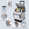 TOURIT 75 Can Insulated Rolling Cooler, Detachable Double Deck Beach