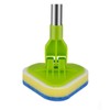 Rluii Shower Scrubber/Bathtub Cleaner and Kitchen Brush/Extendable Tile Scrubber Glass