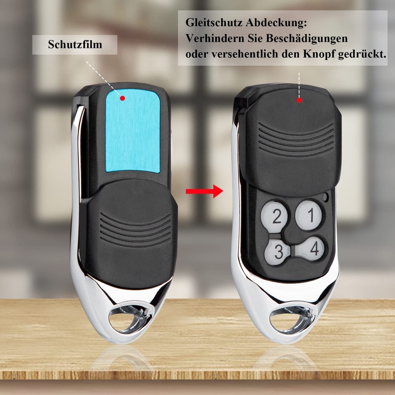 Handheld Transmitter Compatible with Nice Smilo SM2 SM4 Handheld Transmitter