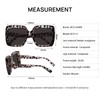 OCCI CHIARI Oversized Reading Sunglasses Women Classic Square Reader Sunglasses