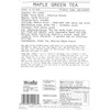 Maple Green Tea (25 tea bags, ZIN: 510097)