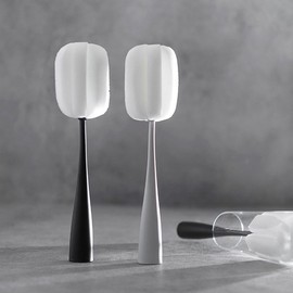 Pumpkin Sponge Cleaning Brush for Tumblers, Baby Bottles, and Cups Brush White 10ea