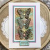 Woodware Clear Singles Torn Paper Butterflies 3 in x 4