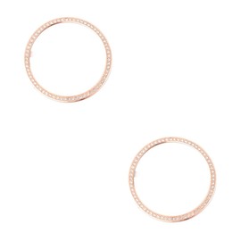 Levemolo 2pcs 46mm Bezel Ring Cover Alloy Scratch Protector Smart Personalization