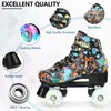 Womens Roller Skates Classic High-top Roller Skates Four-Wheel Roller Skates