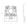 SLE Professional Guide Rail Adapter for Einhell TP-ET 18 Li/TP-RO