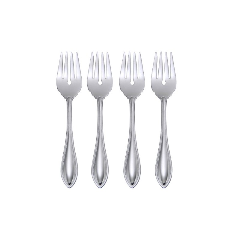 Oneida American Harmony Everyday Flatware Salad Forks, Set of 4
