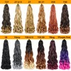 French Curly Braiding Hair 7 Packs 12 Inch Natural Black