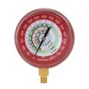 MEASUREMAN New Refrigeration Pressure Gauge, 3-1/8" Dial, Red Dial, 1/8"