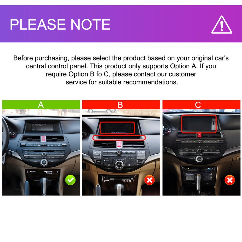 LeeKooLuu FOR HONDA ACCORD 2008-2012 ANDROID AUTO APPLE CARPLAY CAR