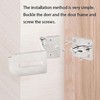 INCREWAY Door Padlock Hasp, 2PCS 3 Inch Stainless Steel 90