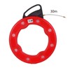 30M Fiberglass Fish Tape Reel Puller Conductive Electrical Cable Puller