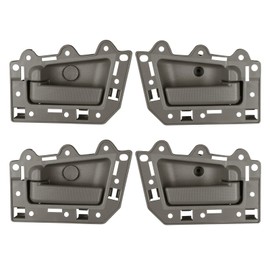 omoZone 4pcs Interior Door Handle Front/Rear Left and Right Side Light Brown Compatible with 2005-2011 Jeep Grand Cherokee Replaces 1EG811D5AA 1EG801D5AA 5HR411D5AG 5HR421D5AG