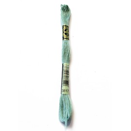DMC mouliné Thread- 117 MC Embroidery Thread, 100% Cotton - Suitable for All Techniques and Media, Ideal for Cross Stitch | 8 m skeins - 6 Strands, Available in 500 Colours,117-3817