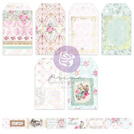 PRIMA MARKETING INC Avec Amour, W/Foil Accents Prima Marketing Tags & Tickets 42/Pkg