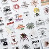50Pcs Funny Spider Decals for Motorcycles Wolf Spider Web Stickers