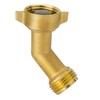 RecPro RV Water Hose Elbow Adapters, Lead-Free Brass, 45° or