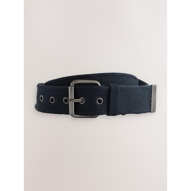 NEXT Long Cargo Shorts with Belt, navy blue, 34