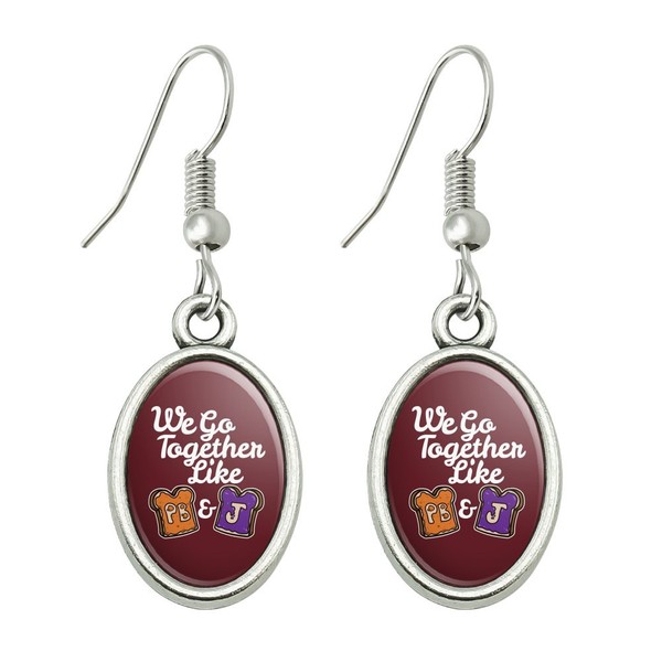 Peanut Butter and Jelly Together PB&J Best Friends Novelty Dangling