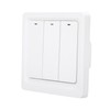 Wall Smart Light Switch Push Button Zero Fire 3 Gang