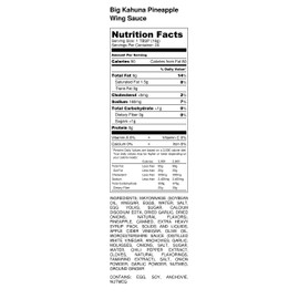 Premium | Big Kahuna PINEAPPLE Sauce | CRAFTED in Small Batches with Farm Fresh SPICES for Premium Flavor and Zest