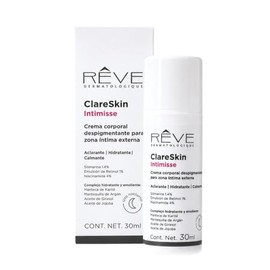 Rve Dermatologique ClareSkin Intimisse - Crema Corporal Unificadora de Tono para Zona Sensible Extrema, Axilas e Ingles - Con Niacinamida 4,...       