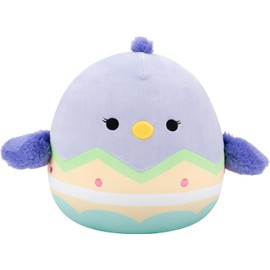 Squishmallows Original 12in Tulip The Purple Chick in Multicolored Easter Egg – Official Jazwares Easter Plush (Medium-Sized)