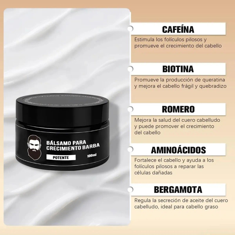 2pcs Cosmetics Para Barba, Hidrata Y Fortalece La Barba T