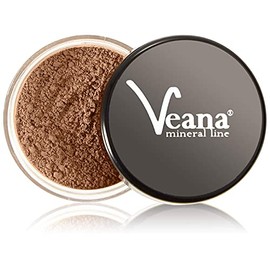 Veana Mineral Foundation - Caramel (6g) - ohne Farbstoffe, Öle, Chemikalien, Auffüller, Additive oder Konservierungsstoffe.