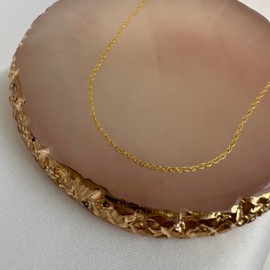 jewellerybox Gold Plated Sterling Silver 14-28 Inch Prince of Wales Chain, Sterling Silver