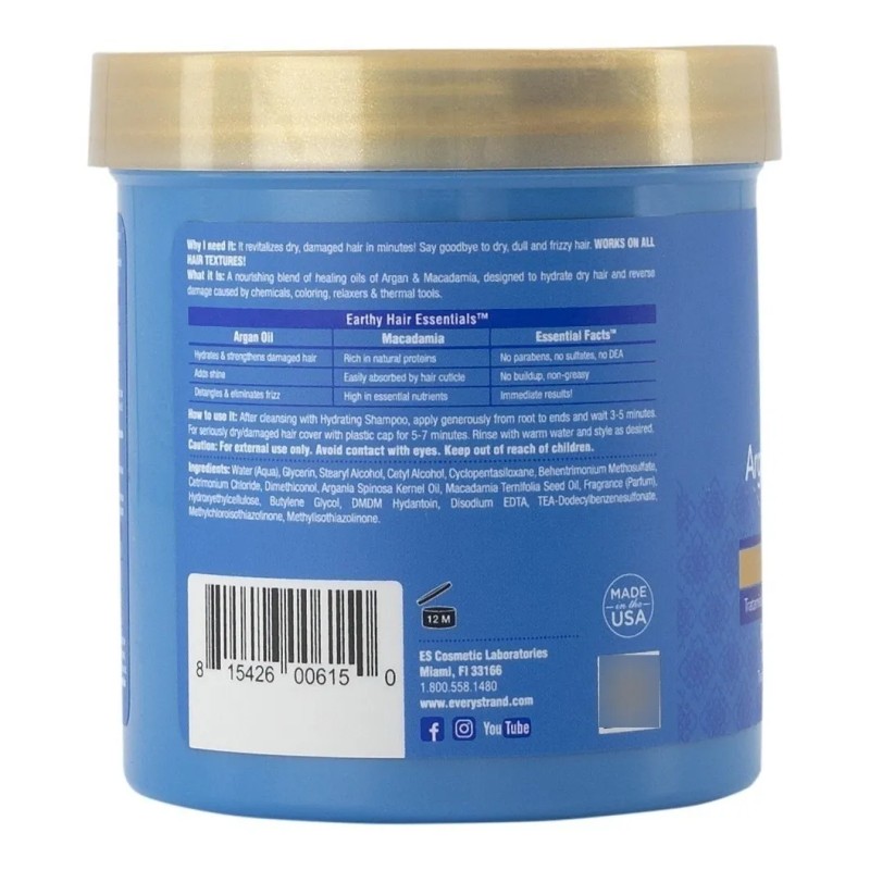 Mascarilla Capilar Every Strand - Aceite De Argán Con Macadamia