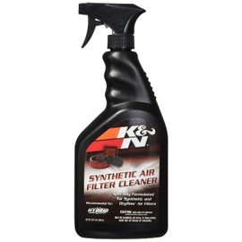 K&N Synthetic Air Filter Cleaner and Degreaser: 32 Oz Spray Bottle; Restore Engine Air Filter Performance, 99-0624