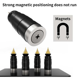 Soldering Helping Hand PCB Circuit Board Holder ESD Safe - Metal Magnetic Fixture Tower Spring Clamp PCB Holder Fixtute for Circuit Boards Repairing Soldering Desoldering Rework,Black,4Pcs