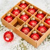 Mini Mushroom Baubles - Set Of 12