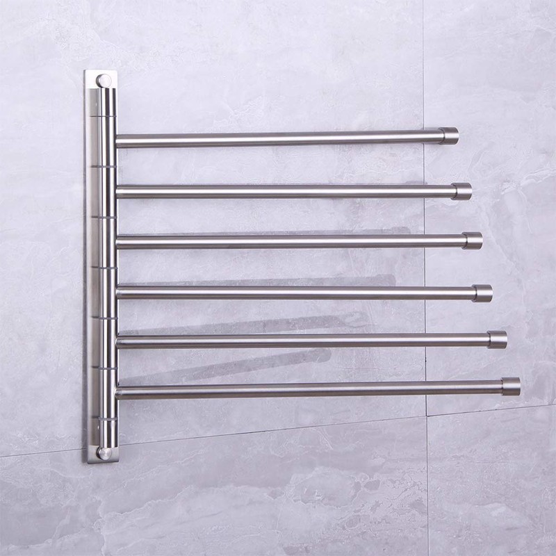 kimzcn Towel Holder Swing Out Towel Bar Stainless Steel Bathroom