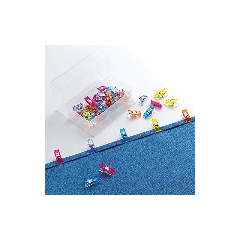 Clover - Clips de 10 piezas, clásicos, los colores pueden
