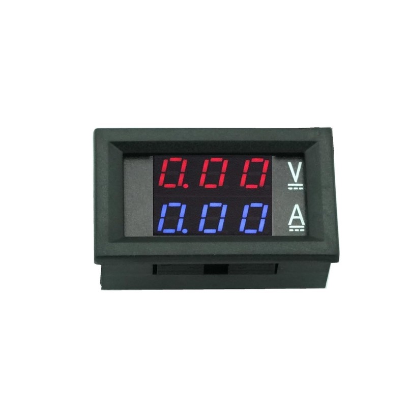 A-DIGISHUO 2Pcs 0.28" Digital Voltmeter Ammeter | DC 100V 10A