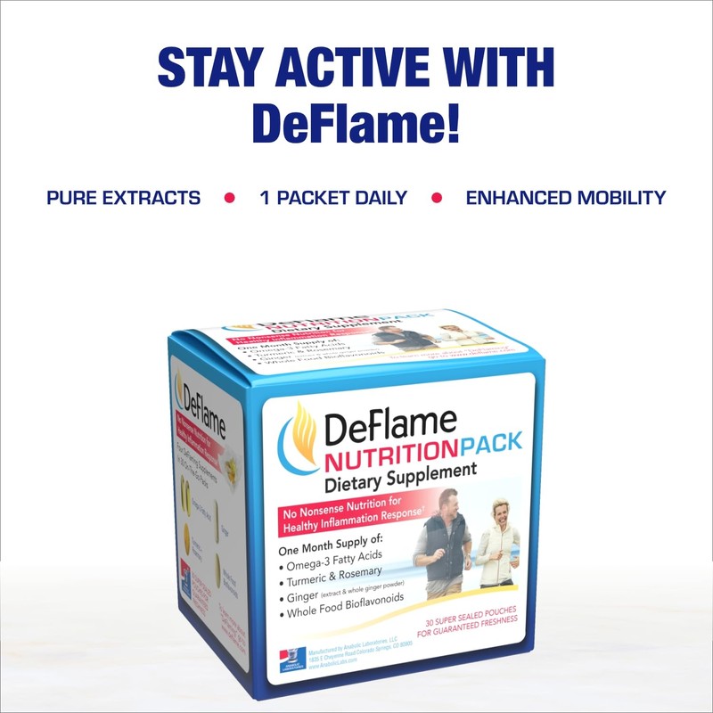 DeFlame Tendon and Ligament Supplements - Clinically Formulated Joint Support