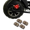 ATV Disc Brake Shoes, KIMISS 4 Piece Motorcycle Ceramic Rear