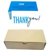 RXBC2011 Sky Blue Gratitude Thank You Cards with Elegant Script