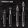 TEMSONE Golf Cart Front and Rear Shock Absorbers Compatible with